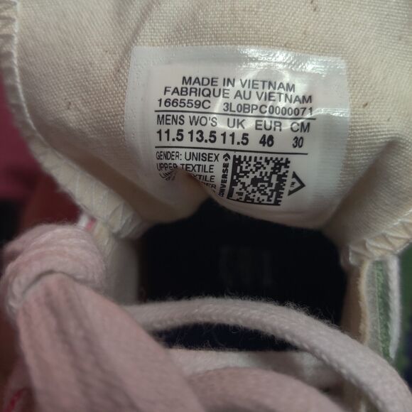 Joshua Vides x Converse Chuck 70 Hi Shoes Interchangeable Men 11.5 Complete NWOT - Picture 6 of 9